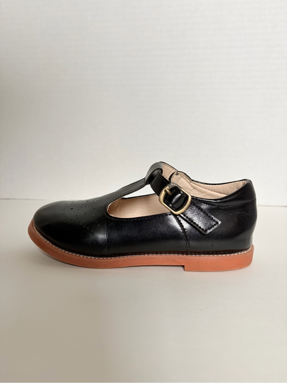 Mary Jane Dress Shoes School Uniform Round Toe Classic Black Girls Kids Size 1 - Picture 7 of 15